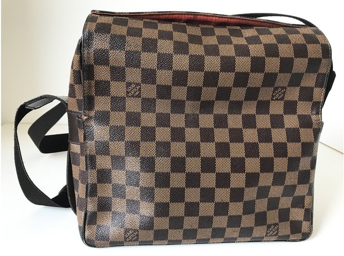 Louis Vuitton Borsa messenger Naviglio Marrone - vista 10
