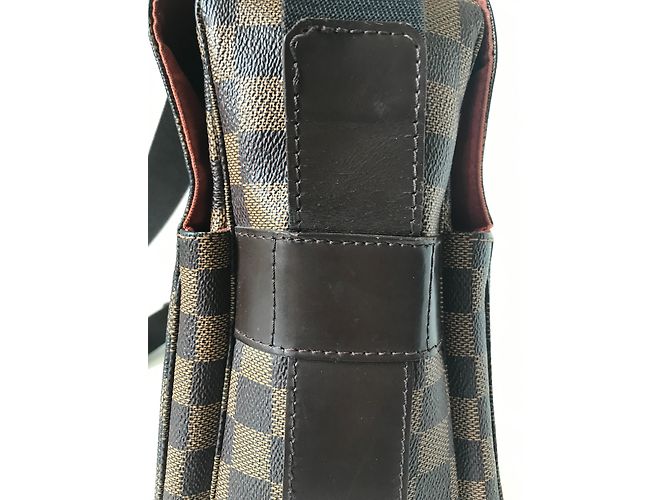 Louis Vuitton Borsa messenger Naviglio Marrone - vista 6