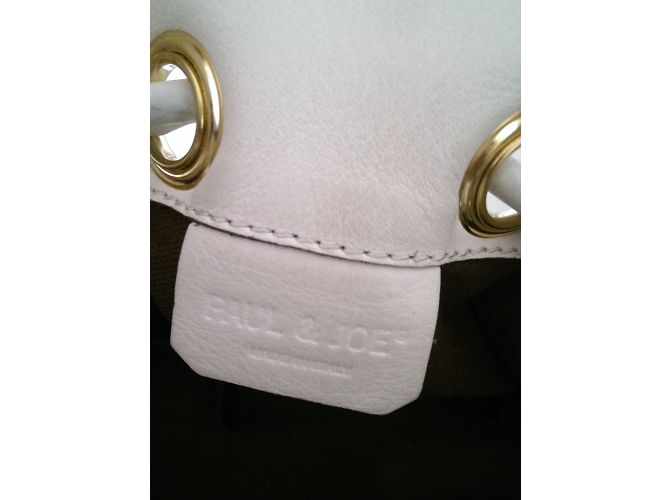 Borsa a mano in pelle Paul & Joe Taupe - vista 11