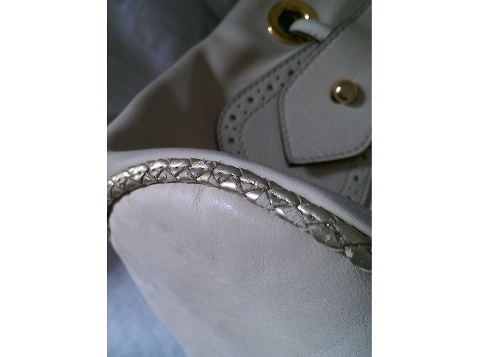 Borsa a mano in pelle Paul & Joe Taupe - vista 13
