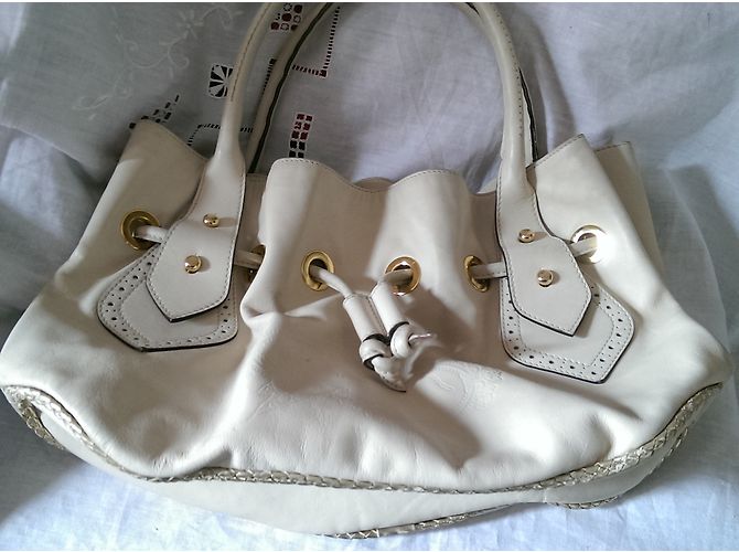 Borsa a mano in pelle Paul & Joe Taupe - vista 2