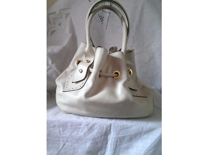 Borsa a mano in pelle Paul & Joe Taupe - vista 4
