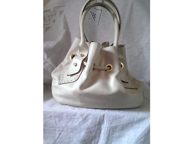 Borsa a mano in pelle Paul & Joe Taupe - vista 5