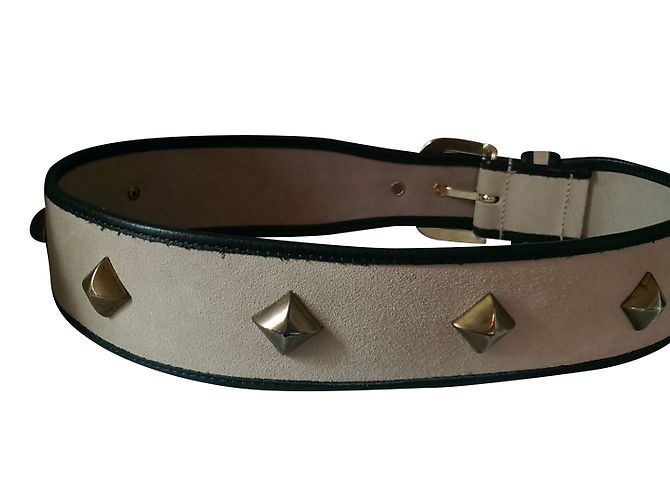 Cintura Sandro Camoscio Beige e Blu Navy - vista 2