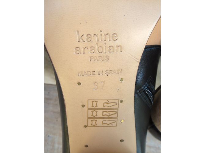 Stivaletti Karine Arabian in pelle beige - vista 8