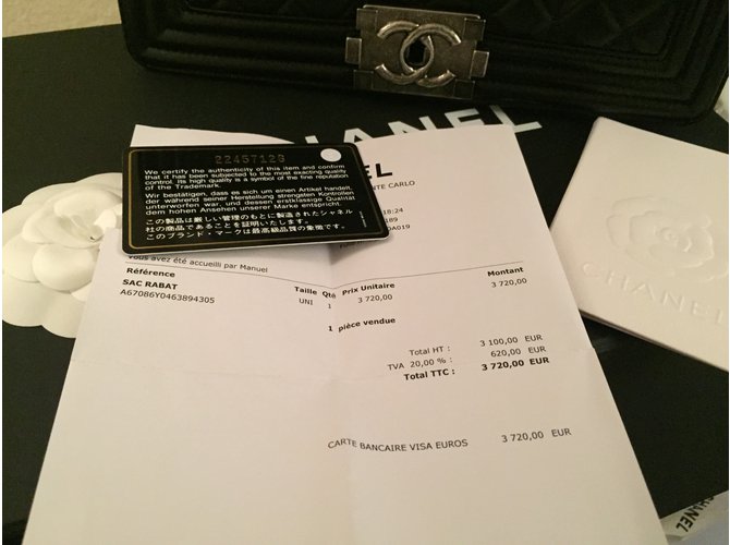 Boy Chanel Handtasche Schwarz - Ansicht 18