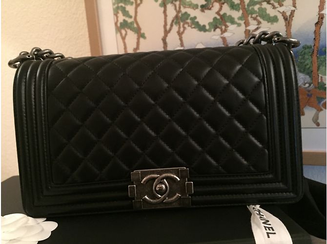 Boy Chanel Handtasche Schwarz - Ansicht 6