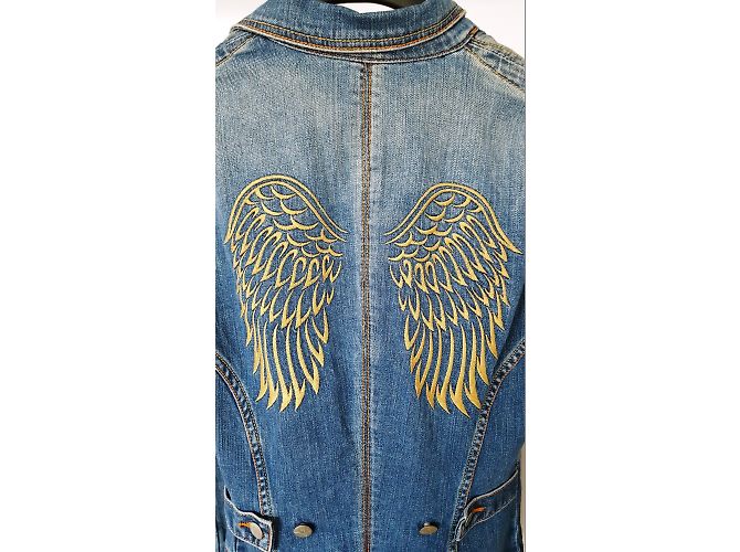Autre Marque Giacca di jeans J&C blu cotone M - vista 5