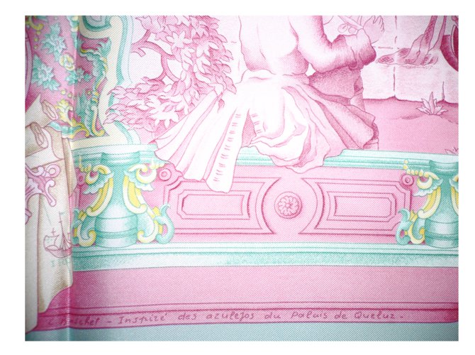 Hermès Bufandas Rosa - vista 5