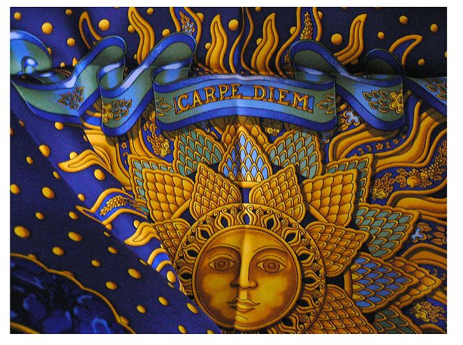 Hermès "Carpe Diem *" VINTAGE Marineblau - Ansicht 3