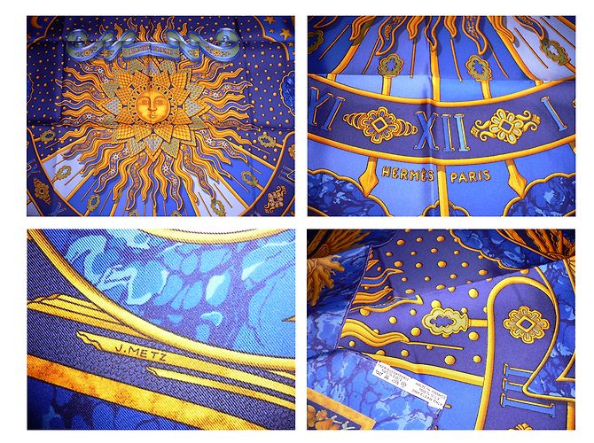 Hermès "Carpe Diem *" VINTAGE Marineblau - Ansicht 4