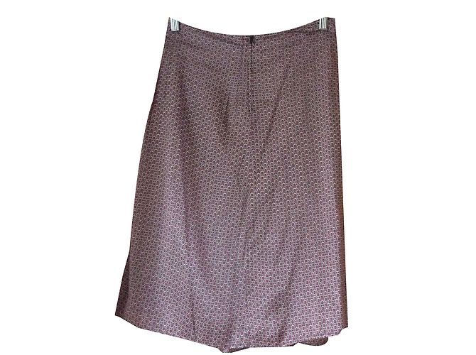 Falda rosa de viscosa Max & Co Talla 40 - vista 2
