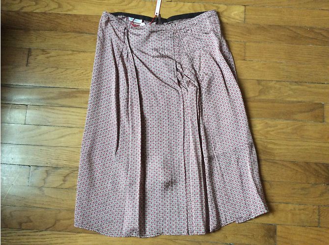 Falda rosa de viscosa Max & Co Talla 40 - vista 3