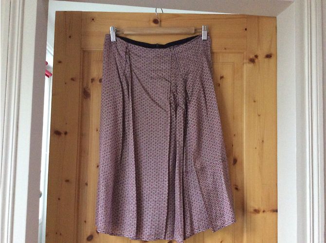 Falda rosa de viscosa Max & Co Talla 40 - vista 4