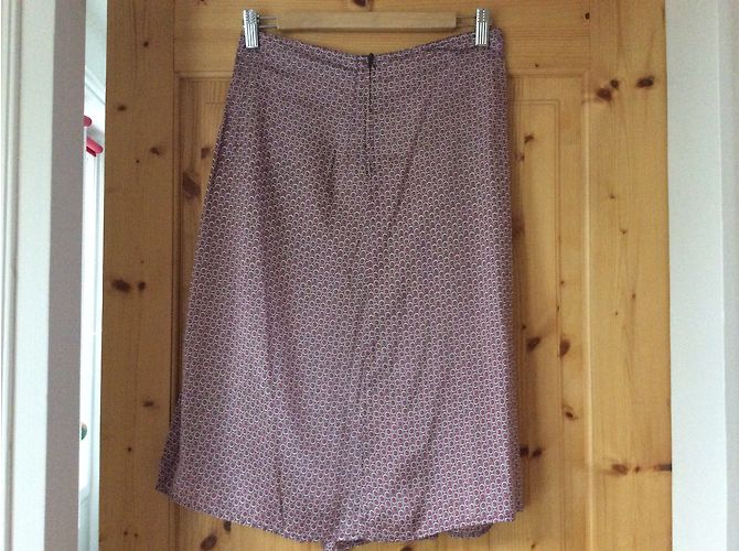 Falda rosa de viscosa Max & Co Talla 40 - vista 5