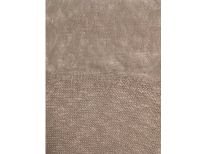 Céline Seltener CELINE Phoebe Philo Fuzzy-Pullover aus Elfenbein Weiß - Ansicht 8