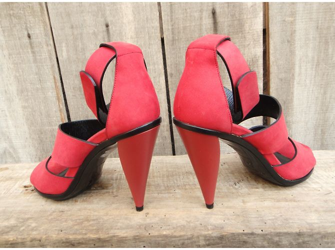Sandali Balenciaga in pelle rosa - vista 7