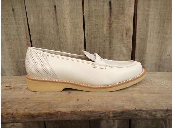 Mocassini Robert Clergerie in pelle bianca Bianco - vista 4