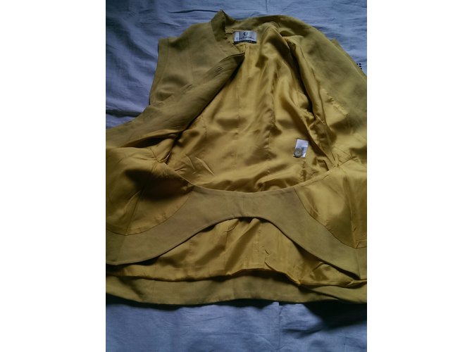 Top Guy Laroche Amarillo de Algodón con Botones - vista 6