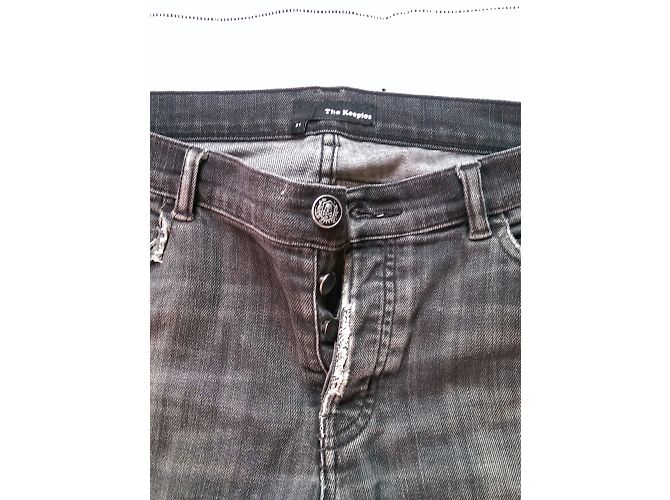 The Kooples Jeans in Grau mit Destroyed Effekt - Ansicht 8