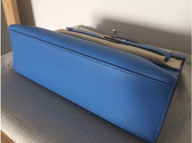 Hermès Kelly Mini Azul - vista 4