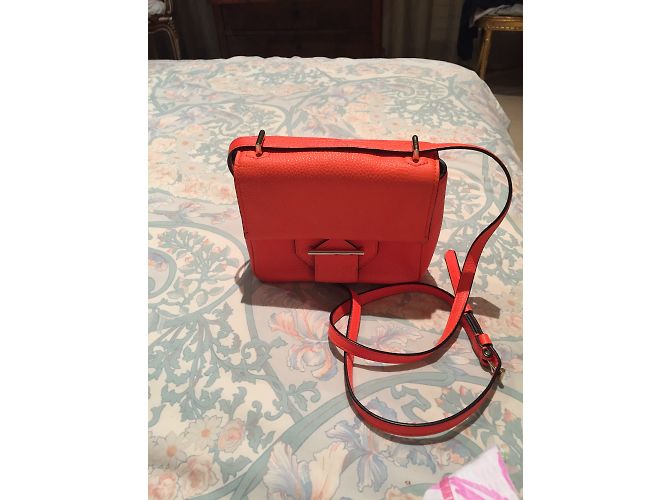 Reed Krakoff Piccola Borsa a Tracolla in Pelle Arancione - vista 5