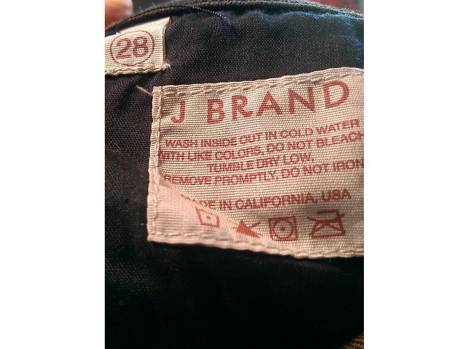 Jeans Skinny J Brand Marrón Negro Castaño - vista 6