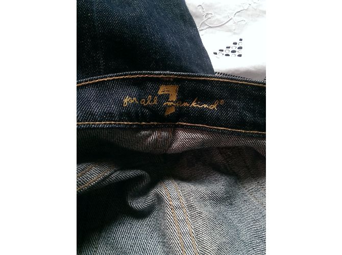 Jeans 7 For All Mankind Blu Taglio Dritto - vista 11