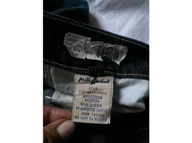 Jeans 7 For All Mankind Blu Taglio Dritto - vista 9