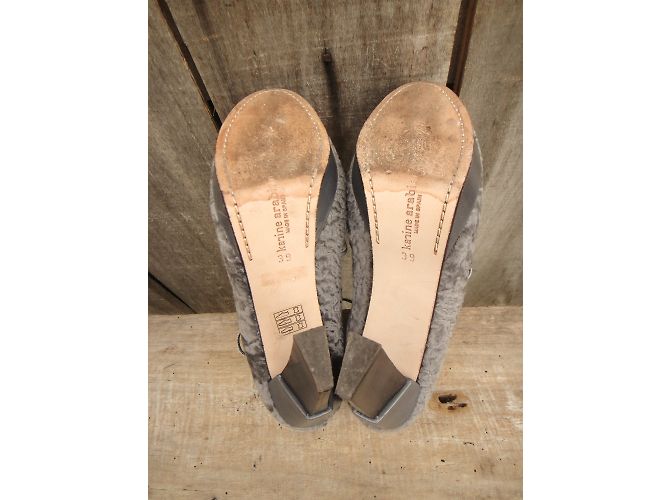 Botines Karine Arabian de piel gris - vista 7