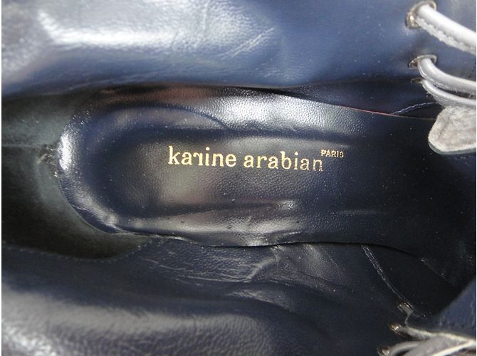 Botines Karine Arabian de piel gris - vista 9