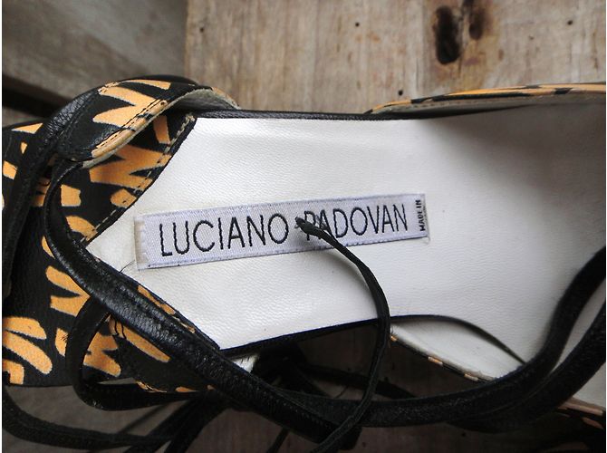 Décolleté Luciano Padovan in pelle gialla taglia 35 Giallo - vista 10