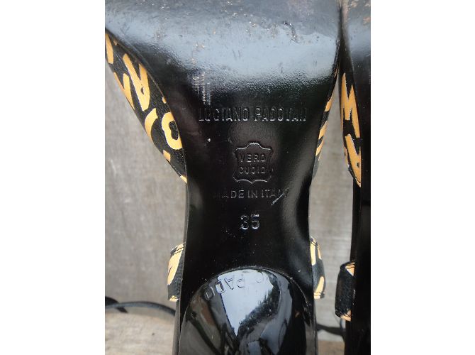 Décolleté Luciano Padovan in pelle gialla taglia 35 Giallo - vista 8