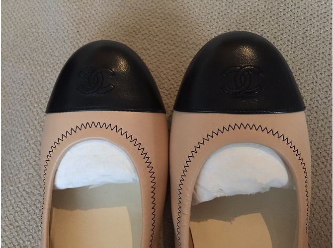Chanel Bailarinas Beige - vista 3