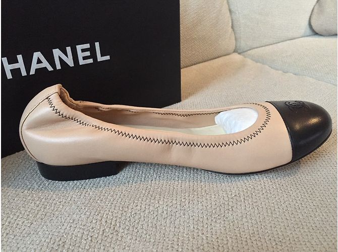 Chanel Bailarinas Beige - vista 4