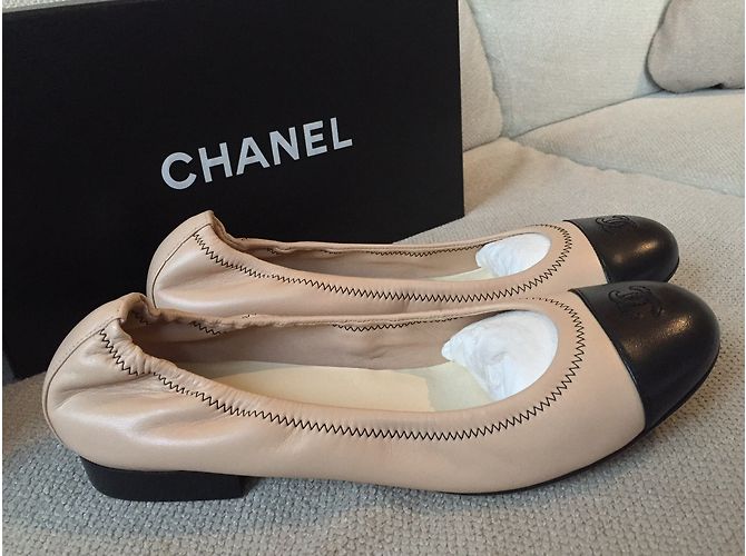 Chanel Bailarinas Beige - vista 5