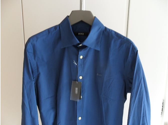 Hugo Boss Camicia da uomo slim fit in denim blu Hugo - vista 3