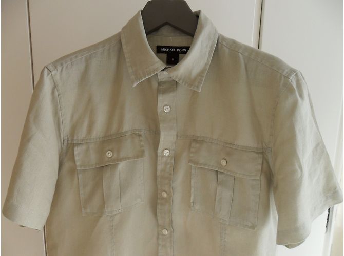 Camisa de linho usado de Michael kors homens - vista 3