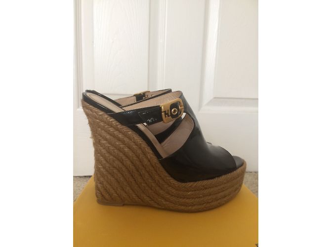 Fendi Mules compensées - vue 3