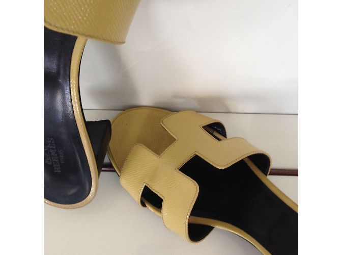 Hermès SANDALI OASI DI HERMES Giallo - vista 13