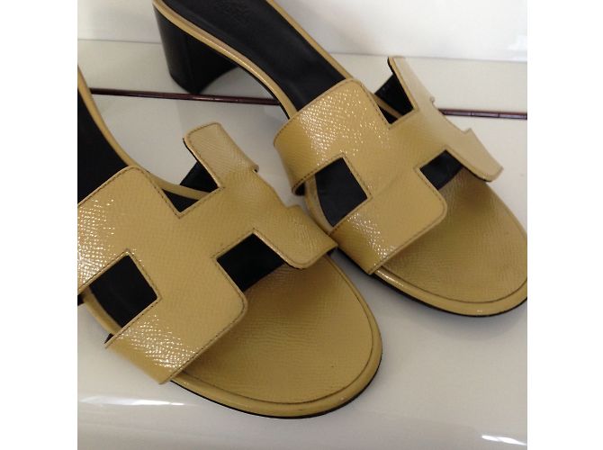 Hermès SANDALI OASI DI HERMES Giallo - vista 5
