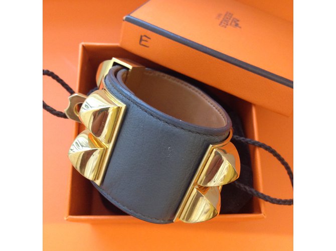 Hermès COLLIER DE CHIEN HERMES ETAIN Grigio antracite - vista 11