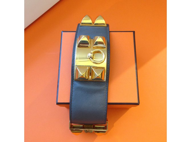 Hermès COLLIER DE CHIEN HERMES ETAIN Grigio antracite - vista 5
