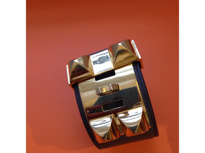 Hermès COLLIER DE CHIEN HERMES ETAIN Grigio antracite - vista 8
