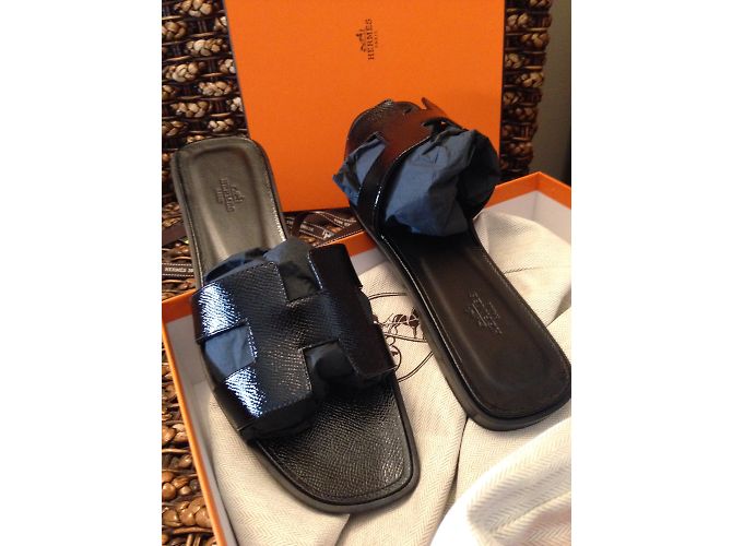 Hermès Sanda Hermes Oran Schwarz - Ansicht 2