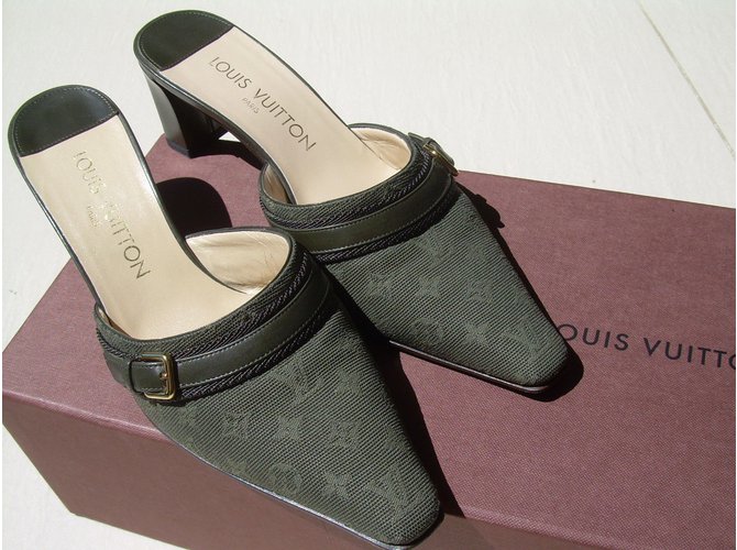 Louis Vuitton Maultiere Grün - Ansicht 4