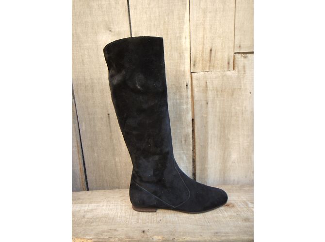 Stivali Apc APS in vitello velluto nero 36 - vista 3