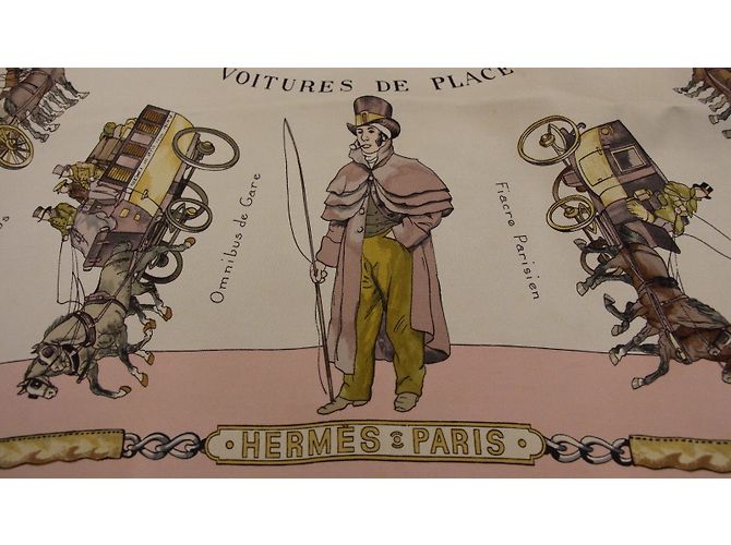 Hermès Omnibus und Voitures de Place Pink Weiß - Ansicht 11