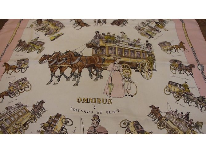 Hermès Omnibus und Voitures de Place Pink Weiß - Ansicht 2