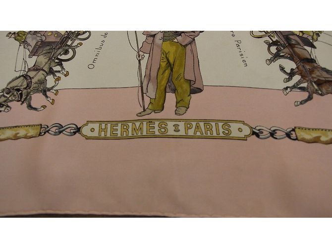 Hermès Omnibus und Voitures de Place Pink Weiß - Ansicht 3